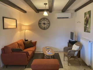 Coin salon du gîte Le Benouchon